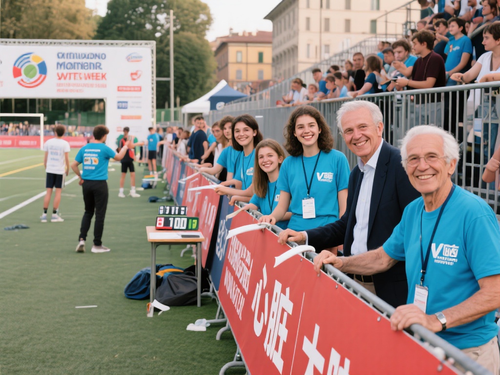 米兰体育周背后的故事,志愿者与组织者共同努力 (米兰体育周背后的故事:志愿者与组织者携手共创辉煌) 如果说组织者是米兰体育周的“大脑”,那么志愿者就是