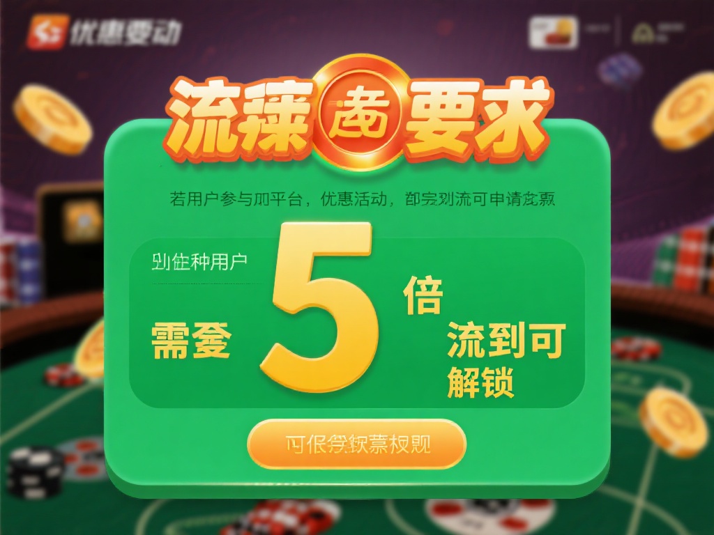 流水要求：若用户参与了平台的优惠活动，可能需要完成