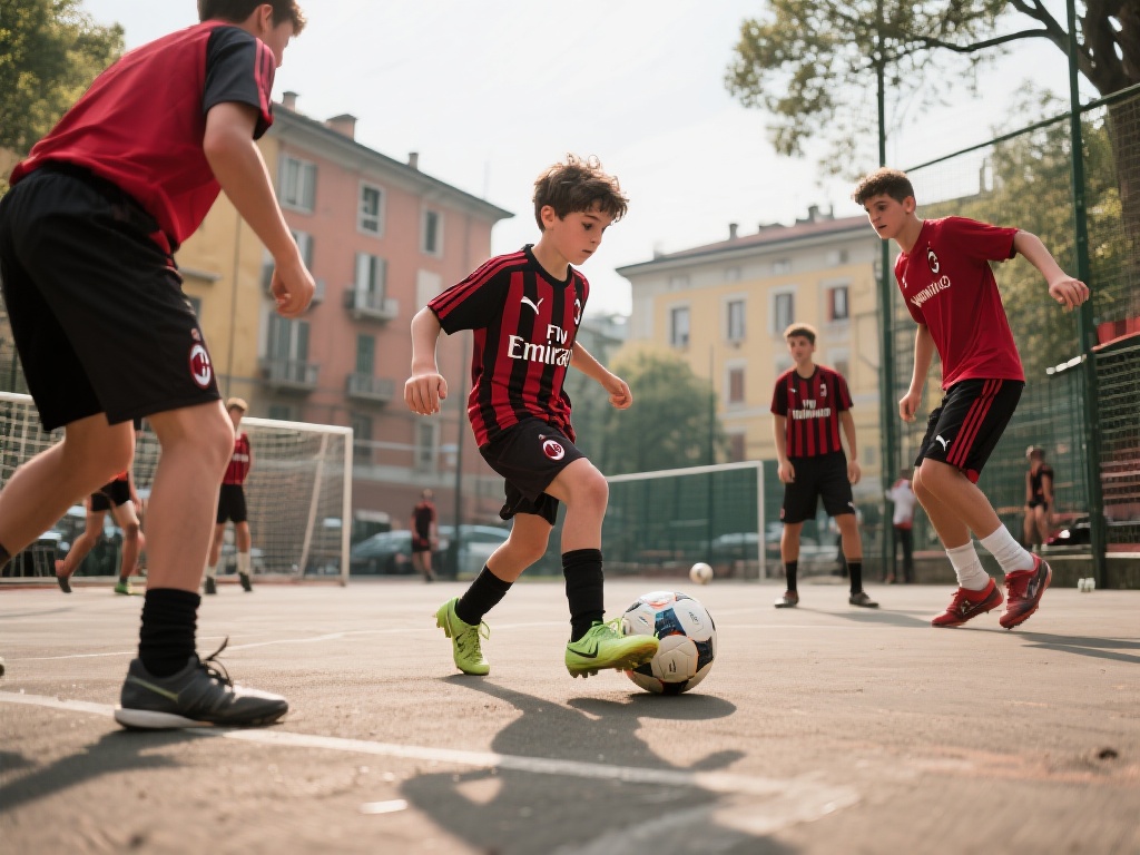 米兰体育运动员的成长之路:从草根到世界冠军 (米兰体育运动员的成长之路:从草根到世界冠军的蜕变历程) 以米兰本地一位年轻球员马泰奥为例,他从小在社区球场