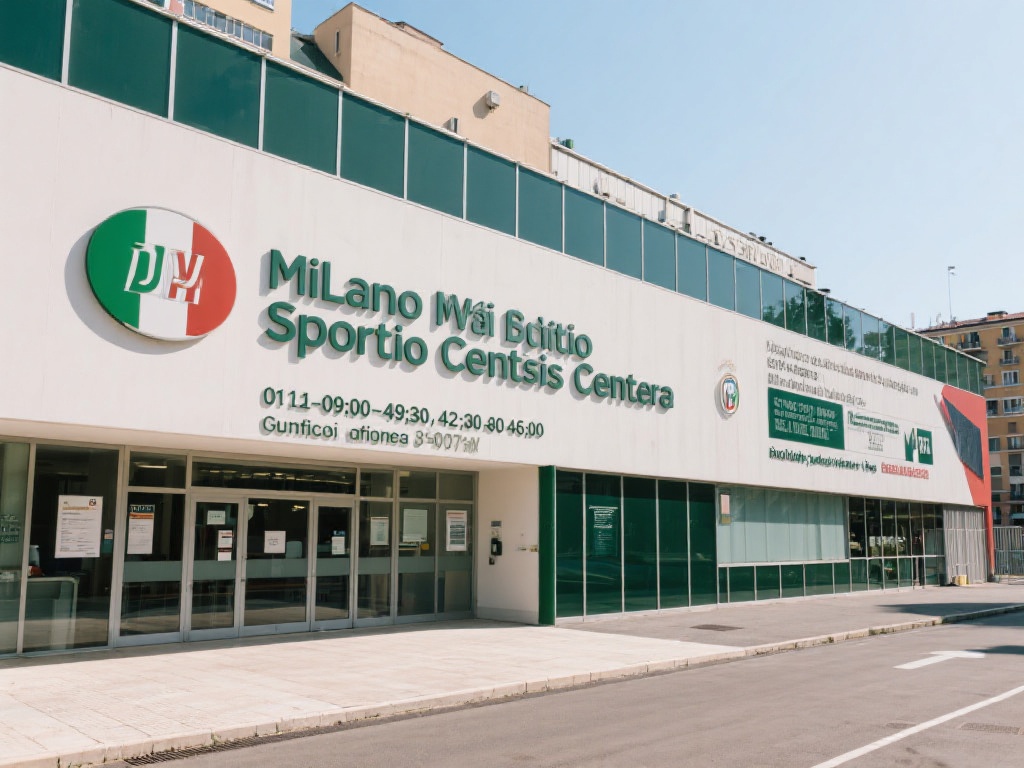 米兰市体育中心的办公时间为每周一至周五的上午9:0