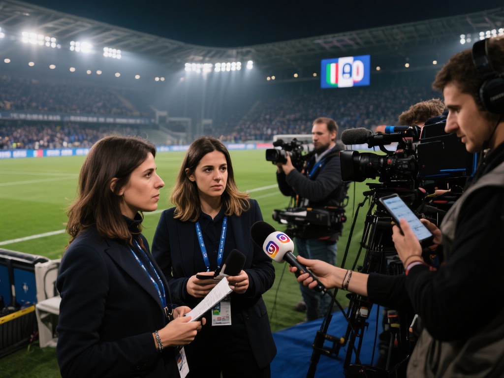 揭秘米兰女体育记者如何报道意甲联赛的幕后故事 (揭秘米兰女体育记者报道意甲联赛的幕后辛秘与挑战) 意甲联赛的报道远不止赛场上的90分钟。女体育记者往