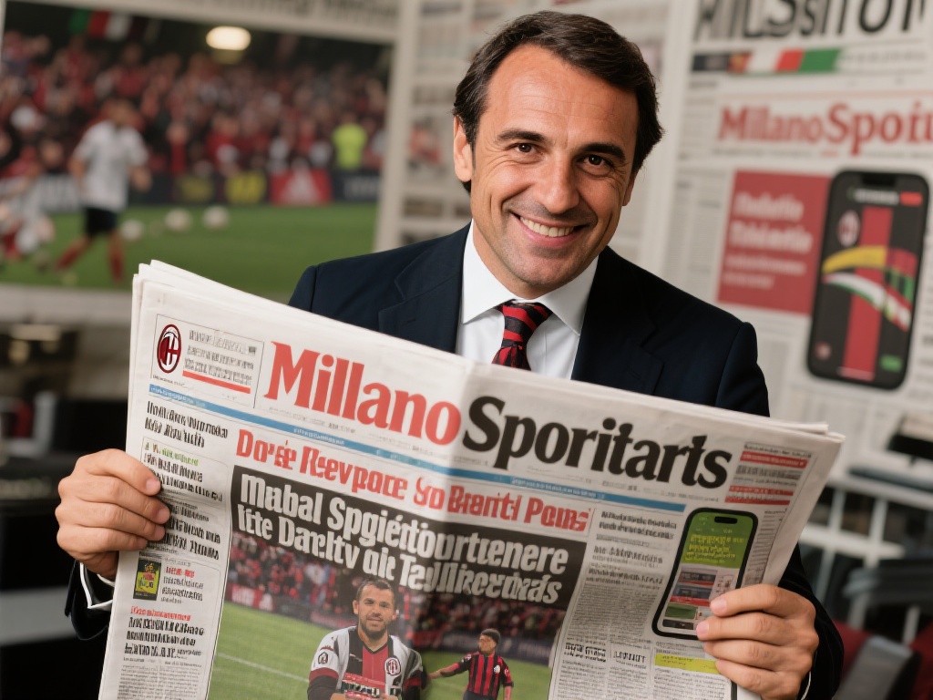 《米兰体育报》老板的背景故事与媒体经营策略 (揭秘《米兰体育报》老板背景与独到媒体经营策略) 接手《米兰体育报》后,他并未满足于传统报纸的模式,